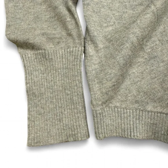 Banana Republic Grey Cotton Knot Front Cardigan | Size S | Preppy Workwear - Picture 3 of 8